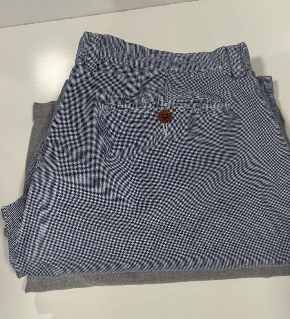 J.Crew Club Blue Micro-Check Shorts Size 35W 11L
Lot of 2